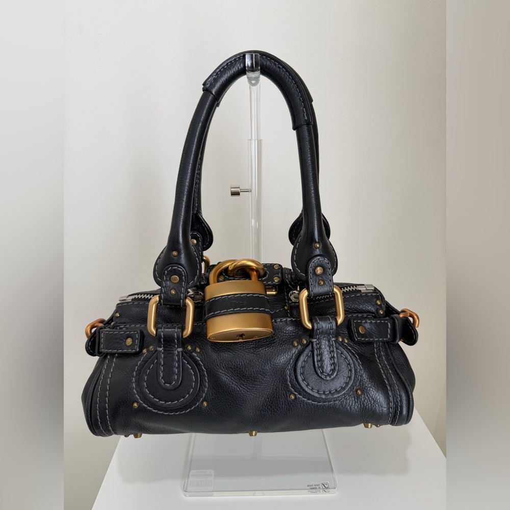 Chloe Paddington Vintage Handbag Black